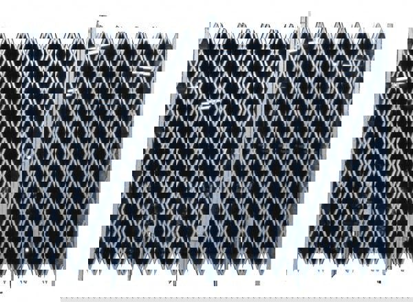 Bi-Parting Folding Gate: 6' High, Steel Frame